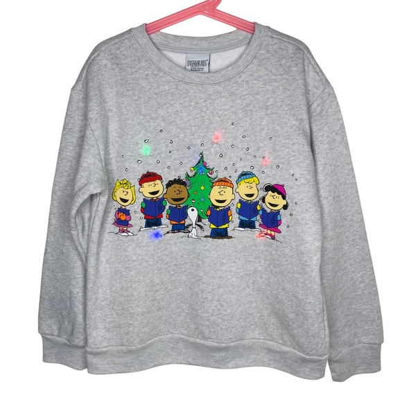 Peanuts Snoopy Christmas Light Up Sweatshirt - Picture 11 of 11